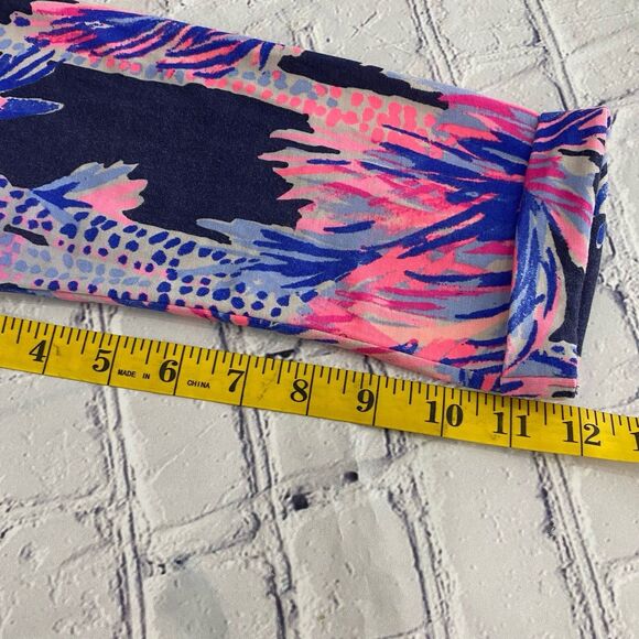 Lilly Pulitzer Top Blouse Women’s Size S Color Pink Tassel 3/4 Length Sleeve - Picture 7 of 10